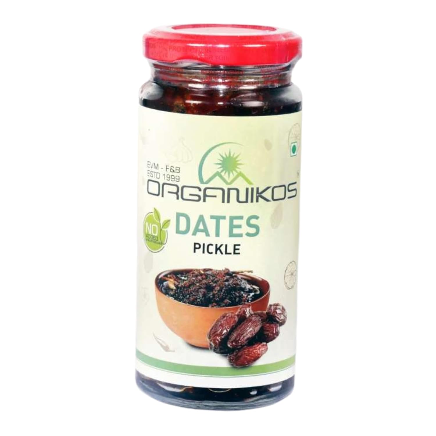 ORGANIKOS DATES PICKLE Home-Made Date Pickle | No Added Artificial Preservatives | Homemade, Tasty, Healthy, Unique Pickle