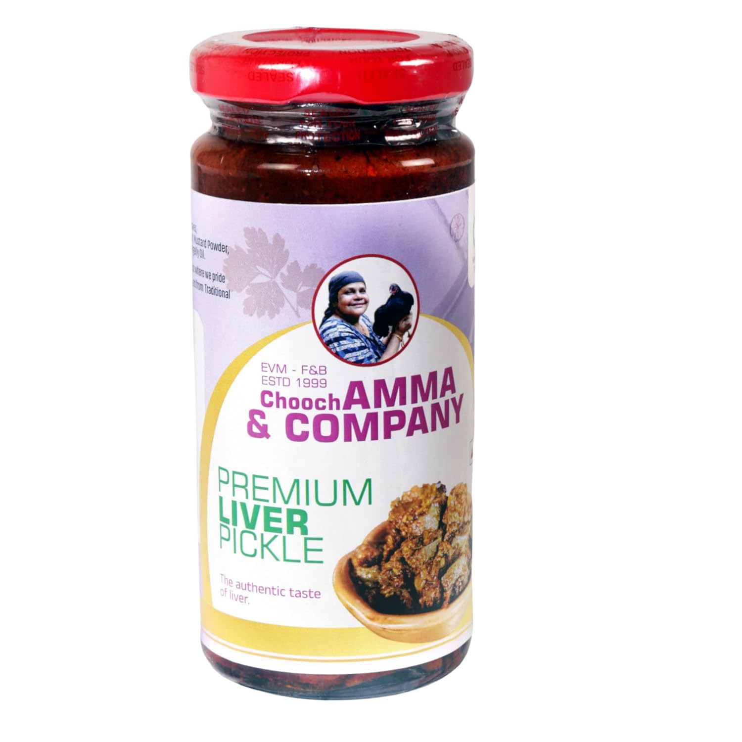 Chooch AMMA & COMPANY Premium Kerala Style Liver pickle, No artificial preservatives, flavors, and colors-250g