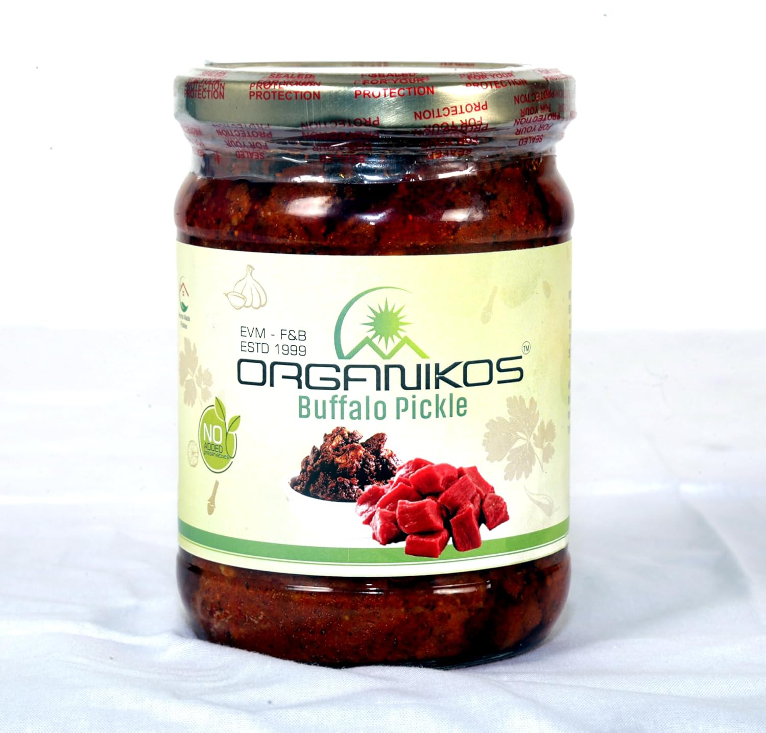 ORGANIKOS IRACHI pickle | Spicy | Non Veg Pickle | Free From preservative & Food Colour | IRACHI Pickle (500 GMS)